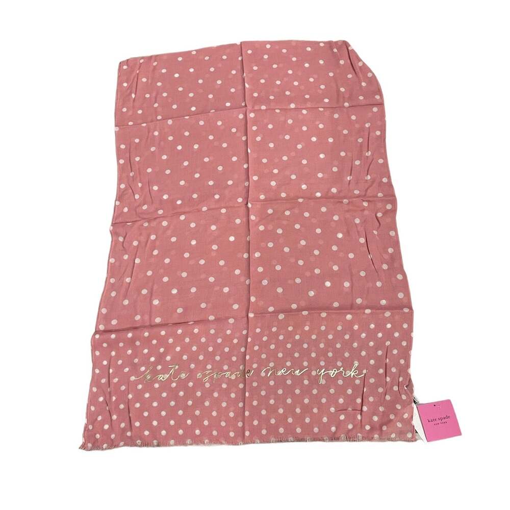 Kate Spade New York Mixed Dot Oblong pink and white dots